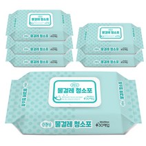 옹달샘 물걸레청소포 30p, 6개