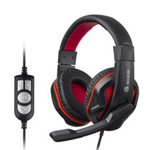 애니존 게이밍 USB 헤드셋, 블랙, AH-9100