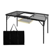 카즈미 유니온 아이언메쉬 3폴딩 BBQ 테이블