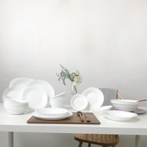 바칠레 블랑 6인 홈 식기 세트 36p, 식기 8종