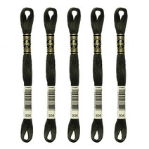 브랜드얀 DMC 25번 면사 자수실 5p, 934번, 8m