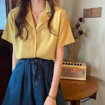 셀레네 여성용 베이직 반팔 셔츠