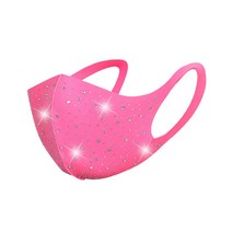 컬러 다이아 마스크 핫핑크, 1개입, 1개