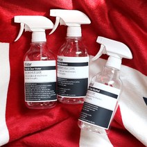 로맨틱노벰버 화이트건 분무기 투명 520ml 3p 세트, 라벨2화이트, 1세트