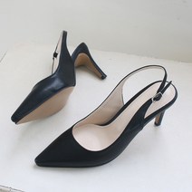 파이 여성용 스틸레토 플레인 슬링백힐 8.5cm PR_7002