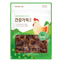 네츄럴랩 강아지용 건강가득 쫄깃 육포, 1개, 닭모래집