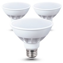 씨티오 LED PAR30 전구 확산형 15W, 웜화이트, 3개