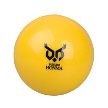 부쿠로혼마 갤럭시 파크 골프공 볼 3피스 6cm, 1개, 옐로우, 1개입