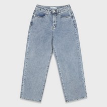 미쏘 여성용 롱와이드핏 데님팬츠