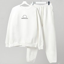 세븐룩북 남성용 CLOUD 기모 맨투맨 + 조거팬츠 세트 BBL220