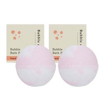 버블데이 배쓰밤 피치, 100g, 2개