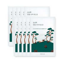 라운드랩 소나무 진정 시카 마스크, 10개, 1개입