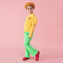 모모와 아동용 네온팬츠