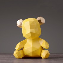 JHCompany 북유럽 컬러 베어 오브제, 옐로우