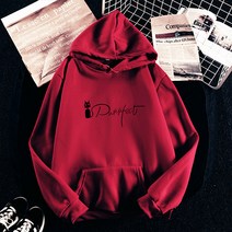 러블리 캣 레터링 오버핏 기모 후드티 임산부 상의