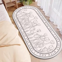 위더홈 모노톤 플라워 드로잉 카페트, 튤립