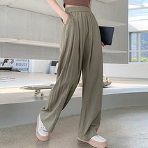 앤드스타일 여성용 러슬쿨 핀턱 와이드 팬츠 260794