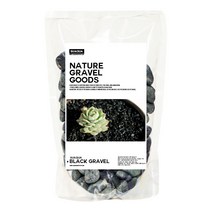 수아쿠아 네이처굿즈 흑자갈 15~20mm 2kg, 1개
