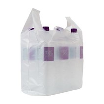 쓰리포 손잡이 마트 비닐봉투 유백, 300매, 20L
