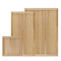 한스마레 직사각 우드 트레이 3종 세트, 아이보리