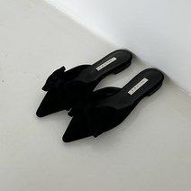 슈가펀 여성용 제니 빅리본 뮬 1.5cm