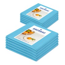 쓱싹 물기싹 유리 접시 인덕션 주방행주 블루, 10개