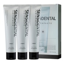 닥터방기원 센시덴탈 숯치약 프레쉬, 150g, 3개