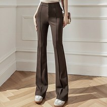 패션풀 여성용 쫀쫀 절개 부츠컷 팬츠 28606