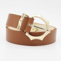 테드브라운 여성용 기하학버클 장식 벨트 30mm