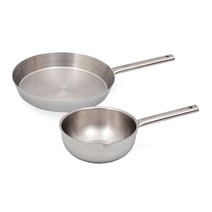 퀸센스 샤이니 통5중 팬 2종 세트, 프라이팬 28cm + 궁중팬 20cm