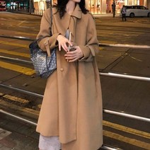 여성용 구디프 양면 아우터 코트