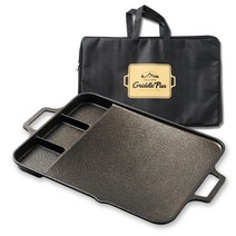 이르케 인덕션 IH 사각 나눔 캠핑 그리들팬 40cm + 전용가방, 48 x 32 cm, 1개