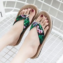 여성용 크런 쪼리 슬리퍼