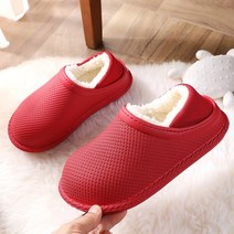 헤스티아 심플 단색 털 실내화