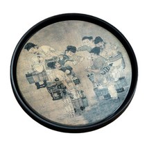 맙소샵 도자기 원형 다도받침대 RK_894, 사람들, 1개