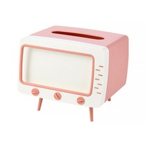 마켓에이 텔레비전 핸드폰거치 티슈케이스, 핑크