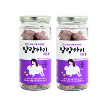 브랜드없음 말랑하리 강아지 수제간식 150g, 초록잎홍합 + 블루베리 혼합, 2개