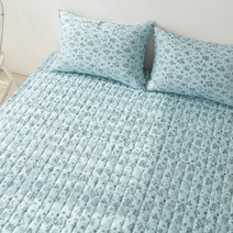 지베딩 르넬 고밀도 모달 100 사계절용 침대패드 겸 카페트, 블루