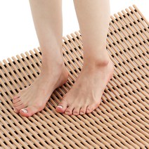 컴포리빙 욕실 미끄럼방지매트 고급 120 x 150cm, 우드, 1개