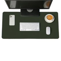 라벤더 비엔또 가죽 단면 방수 차선 장패드 90 x 45 cm + 버클 스트랩, 딥그린, 90x45cm