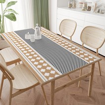 마켓에이 격자패턴 방수 테이블매트, TYPE2, 60 x 120 cm