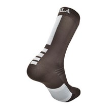 휠라 여성용 MTB 로드 사이클 미들 양말, 팬톤브라운