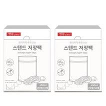 생활을그리다 스탠딩 투명 저장팩 소 50p, 2개