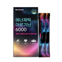 뉴트리가든 에너제틱 아르기닌 6000 15p, 1개, 300g