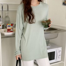 여성용 비발디 무지 찰랑 긴팔티 cpt11895k31