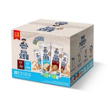 퀘이커 마시는 오트밀 오트 앤 그레인 50g x 10p + 오트 앤 우리쌀 50g x 10p 세트, 1세트