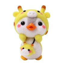 펫돌 양양이 니들펠트 인형 DIY 세트, 기린 펭귄, 1세트