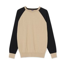 주원 남성용 이올로 투톤 레글런 크루넥 티셔츠