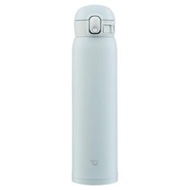 조지루시 심리스 보온보냉 원터치 텀블러, 아이스 그레이(HL), 600ml