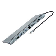Coms 올인원 노트북 C타입 멀티 허브 도킹스테이션, BD172